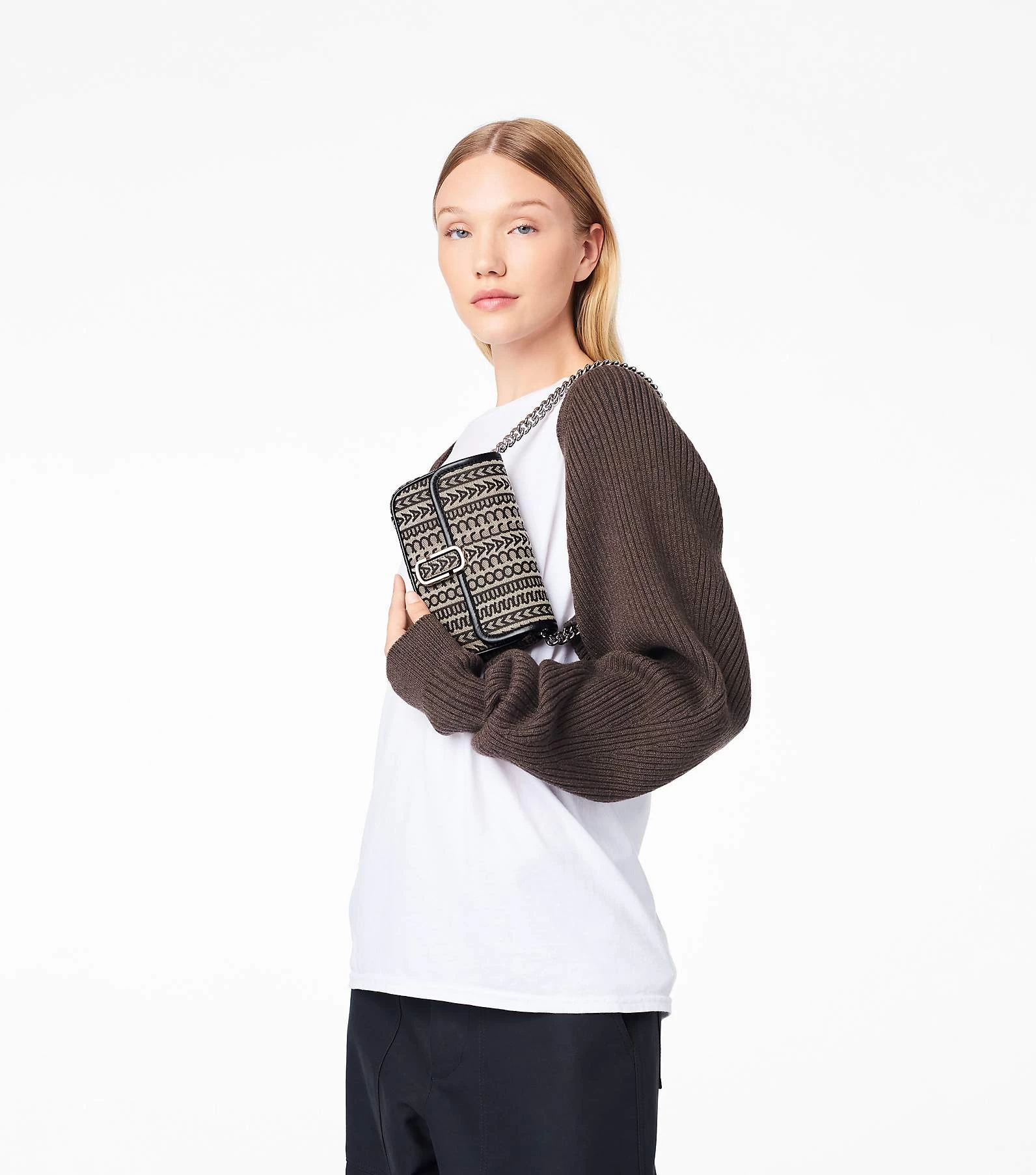 Marc Jacobs The Monogram J Marc Mini Bag BEIGE MULTI 5 Marc Jacobs The Monogram J Marc Mini Bag BEIGE MULTI - Image 3