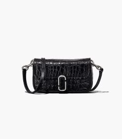 Marc Jacobs The Croc-Embossed J Marc Mini Bag BLACK 16 Marc Jacobs The Croc-Embossed J Marc Mini Bag BLACK -Fashion Store MJI H907L01RE22 001 F8F8F8 1 1 ALT4