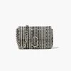 Marc Jacobs The Monogram Leather J Marc Shoulder Bag BLACK/WHITE -Fashion Store MJI H955L03FA22 005 F8F8F8 1 1 MAIN