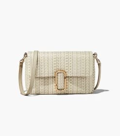 Marc Jacobs The Monogram Leather J Marc Shoulder Bag KHAKI -Fashion Store MJI H955L03FA22 223 F8F8F8 1 1 ALT4