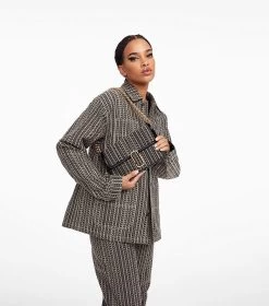 Marc Jacobs The Monogram J Marc Shoulder Bag BEIGE MULTI -Fashion Store MJI H955M06PF22 261 F8F8F8 1 1 ALT4