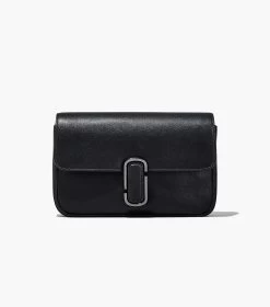 Marc Jacobs The J Marc Shoulder Bag BLACK/GUNMETAL -Fashion Store MJI H956L01PF22 016 F8F8F8 1 1 ALT4