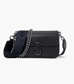 Marc Jacobs The J Marc Shoulder Bag BLACK/GUNMETAL -Fashion Store MJI H956L01PF22 016 F8F8F8 1 1 MAIN 4