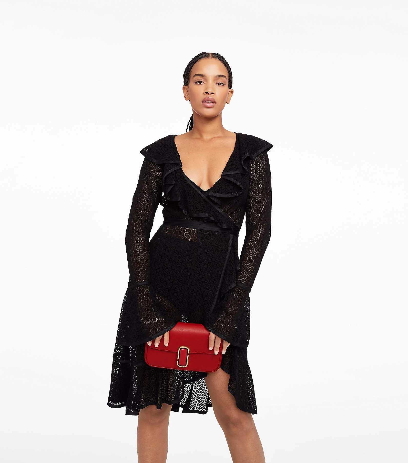 Marc Jacobs The J Marc Shoulder Bag TRUE RED 16 Marc Jacobs The J Marc Shoulder Bag TRUE RED - Image 14