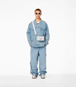 Marc Jacobs The J Marc Mini Bag WHITE/SILVER -Fashion Store MJI H967L03FA22 188 F8F8F8 1 1 ALT7