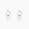 Marc Jacobs The Charmed Double Heart Hoops CRYSTAL/SILVER 2 Marc Jacobs The Charmed Double Heart Hoops CRYSTAL/SILVER -Fashion Store MJI J202MT4RE22 980 F8F8F8 1 1 MAIN