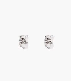 Marc Jacobs The Charmed Heart Stud Earrings CRYSTAL/SILVER -Fashion Store MJI J205MT4RE22 980 F8F8F8 1 1 ALT2