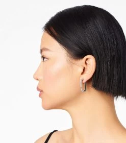 Marc Jacobs The J Marc Crystal Hoops CRYSTAL/SILVER -Fashion Store MJI J206MT2RE22 980 F8F8F8 1 1 ALT1