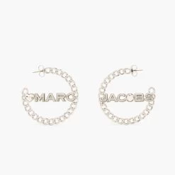 Marc Jacobs The Charmed Chain Hoops CRYSTAL/SILVER