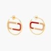 Marc Jacobs The J Marc Colorblock Hoops BLACK MULTI/GOLD -Fashion Store MJI J210MT2RE22 949 F8F8F8 1 1 MAIN 2