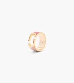 Marc Jacobs The J Marc Colorblock Ring TRUE RED MULTI/GOLD -Fashion Store MJI J401MT2RE22 949 F8F8F8 1 1 ALT2