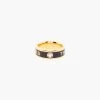 Marc Jacobs The Medallion Ring BLACK/GOLD -Fashion Store MJI J401MT3RE21 001 F8F8F8 1 1 MAIN
