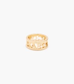 Marc Jacobs The Monogram Ring GOLD -Fashion Store MJI J403MT1RE22 710 F8F8F8 1 1 MAIN 1