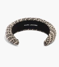 Marc Jacobs The Monogram Headband NATURAL JACQUARD -Fashion Store MJI J501M03FA22 299 F8F8F8 1 1 ALT3
