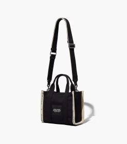 Marc Jacobs The Jacquard Small Tote Bag BLACK 19 Marc Jacobs The Jacquard Small Tote Bag BLACK -Fashion Store MJI M0017025 001 F8F8F8 1 1 ALT2