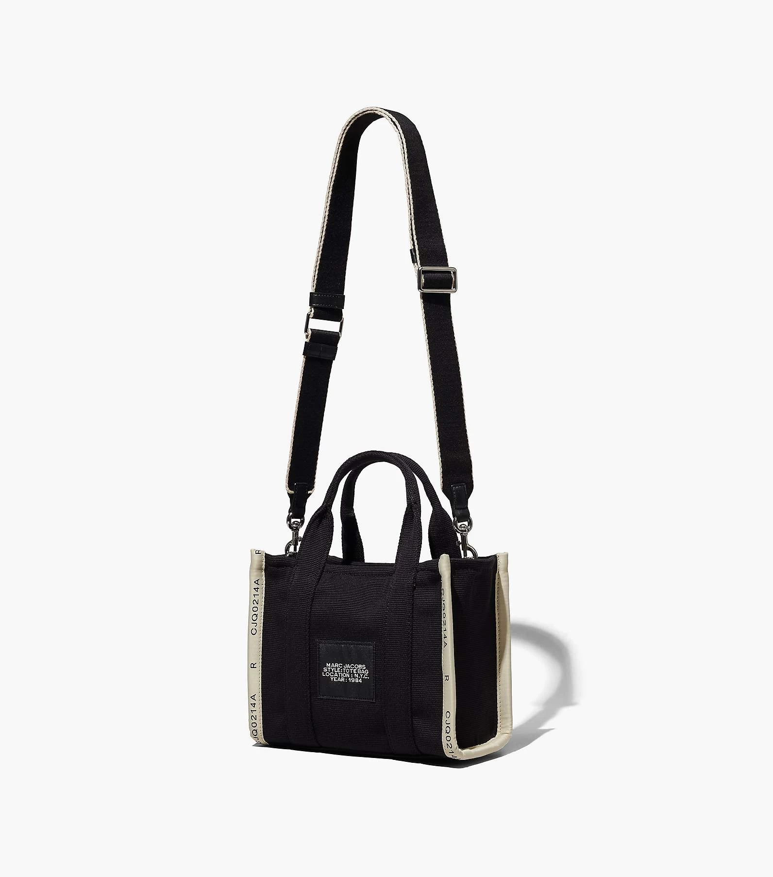 Marc Jacobs The Jacquard Small Tote Bag BLACK 9 Marc Jacobs The Jacquard Small Tote Bag BLACK - Image 7
