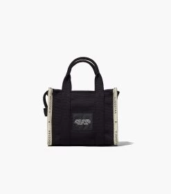 Marc Jacobs The Jacquard Small Tote Bag BLACK 22 Marc Jacobs The Jacquard Small Tote Bag BLACK -Fashion Store MJI M0017025 001 F8F8F8 1 1 ALT5
