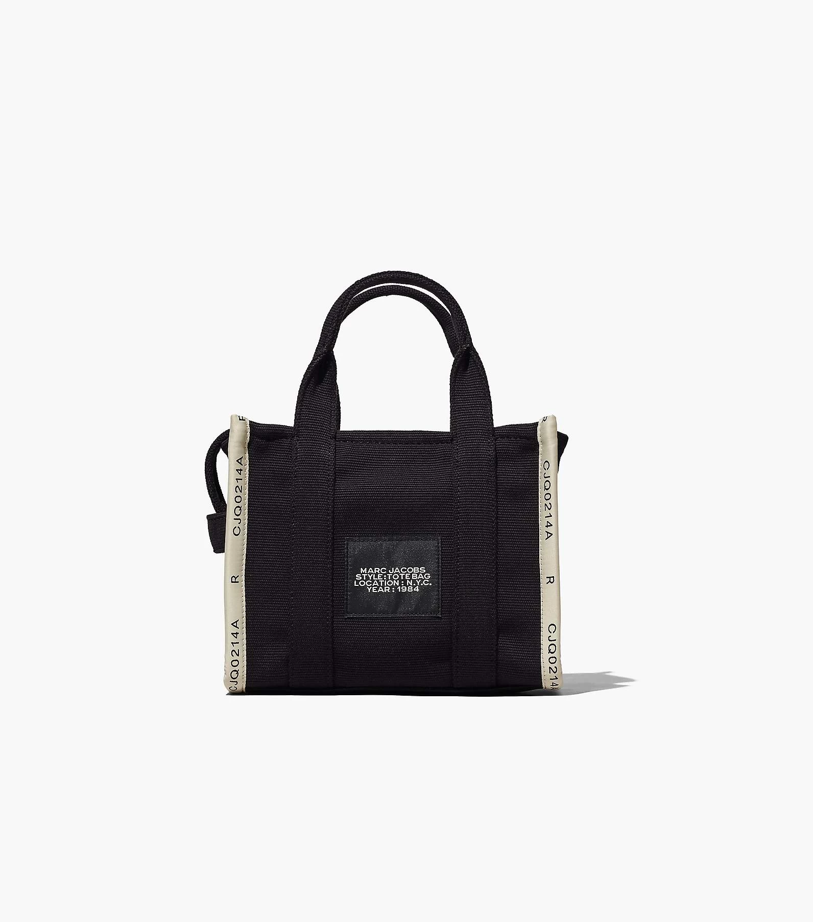 Marc Jacobs The Jacquard Small Tote Bag BLACK 12 Marc Jacobs The Jacquard Small Tote Bag BLACK - Image 10