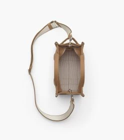 Marc Jacobs The Jacquard Small Tote Bag CAMEL -Fashion Store MJI M0017025 230 F8F8F8 1 1 ALT4