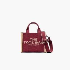 Marc Jacobs The Jacquard Small Tote Bag MERLOT