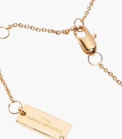 Marc Jacobs The Medallion Pendant CREAM/GOLD -Fashion Store MJI M0017166 108 F8F8F8 1 1 ALT6