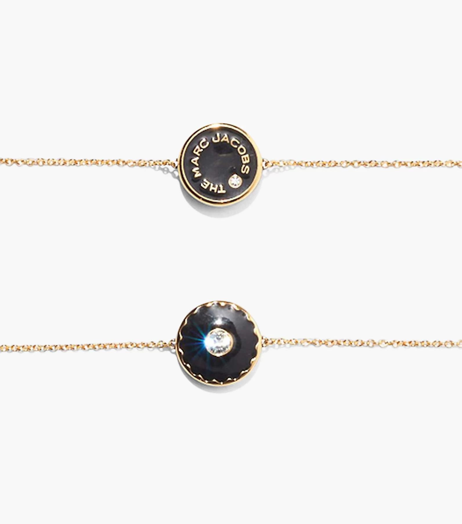 Marc Jacobs The Medallion Bracelet BLACK/GOLD 7 Marc Jacobs The Medallion Bracelet BLACK/GOLD - Image 5