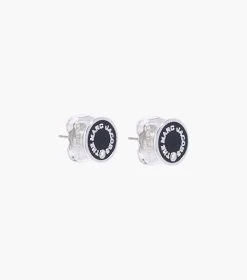 Marc Jacobs The Medallion Studs BLACK/SILVER -Fashion Store MJI M0017169 003 F8F8F8 1 1 MAIN 4