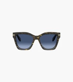 Marc Jacobs Icon Edge Oversized Square Sunglasses HAVANA -Fashion Store MJI M8000814 215 F8F8F8 1 1 ALT2
