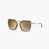 Marc Jacobs Icon Oversized Butterfly Sunglasses BLACK/GOLD