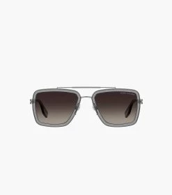 Marc Jacobs Icon Square Pilot Sunglasses GREY -Fashion Store MJI M8000835 020 F8F8F8 1 1 ALT4