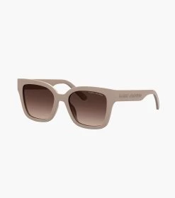 Marc Jacobs Square Sunglasses BEIGE -Fashion Store MJI M8000839 260 F8F8F8 1 1 MAIN 2