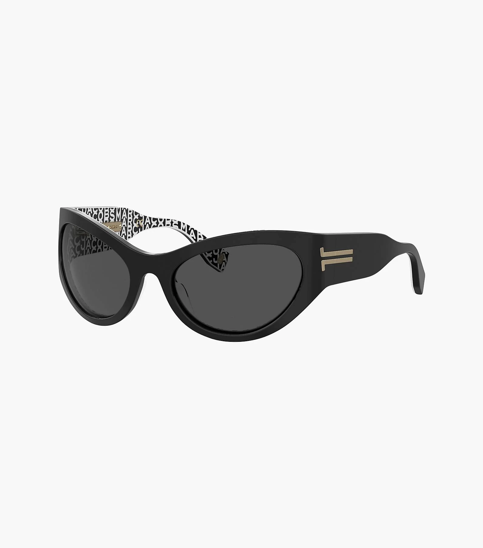 Marc Jacobs The Icon Wrapped Sunglasses BLACK 5 Marc Jacobs The Icon Wrapped Sunglasses BLACK - Image 3
