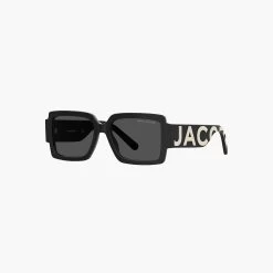The Marc Jacobs Square Sunglasses BLACK/WHITE