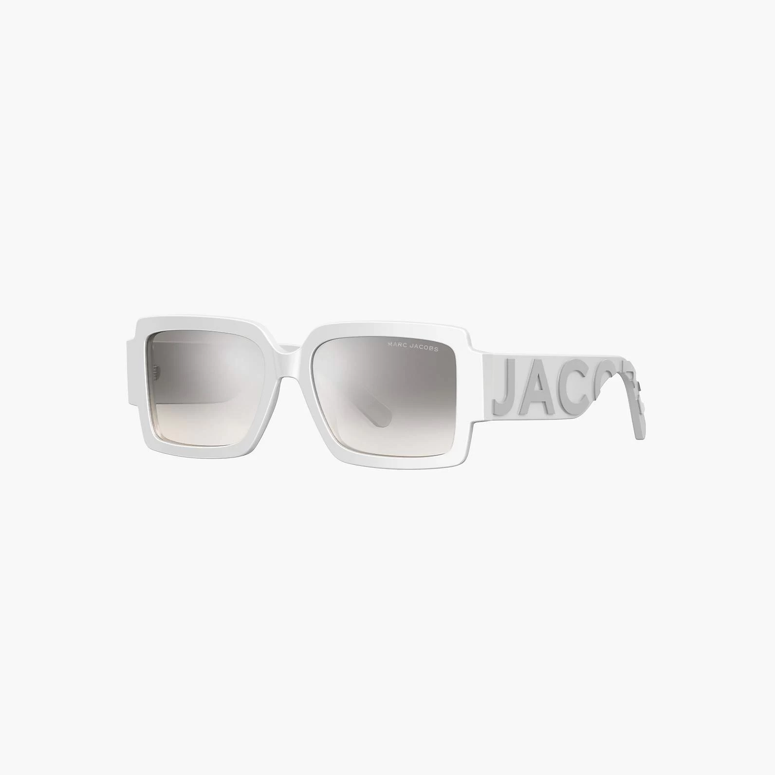 Marc Jacobs The Square Mirrored Sunglasses WHITE/GREY 3 Marc Jacobs The Square Mirrored Sunglasses WHITE/GREY