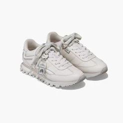 Marc Jacobs The Leather Jogger WHITE