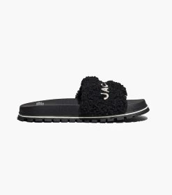 Marc Jacobs The Teddy Slide BLACK -Fashion Store MJI M9002400 001 F8F8F8 1 1 ALT3