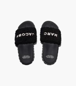 Marc Jacobs The Teddy Slide BLACK -Fashion Store MJI M9002400 001 F8F8F8 1 1 ALT4
