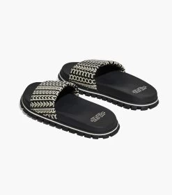 Marc Jacobs The Monogram Slide BLACK/WHITE -Fashion Store MJI M9002401 005 F8F8F8 1 1 ALT2