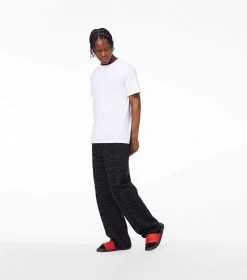 Marc Jacobs The Leather Slide RED -Fashion Store MJI M9002407 600 F8F8F8 1 1 ALT5