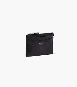 Marc Jacobs The Slim 84 Croc-Embossed Top Zip Wristlet BLACK -Fashion Store MJI S105L01RE22 001 F8F8F8 1 1 ALT2