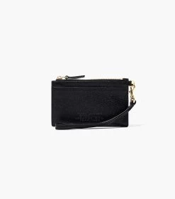 Marc Jacobs The Leather Top Zip Wristlet BLACK -Fashion Store MJI S125L01RE22 001 F8F8F8 1 1 MAIN 5