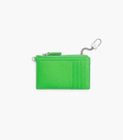 Marc Jacobs The Leather Top Zip Wristlet APPLE -Fashion Store MJI S125L01RE22 348 F8F8F8 1 1 ALT2