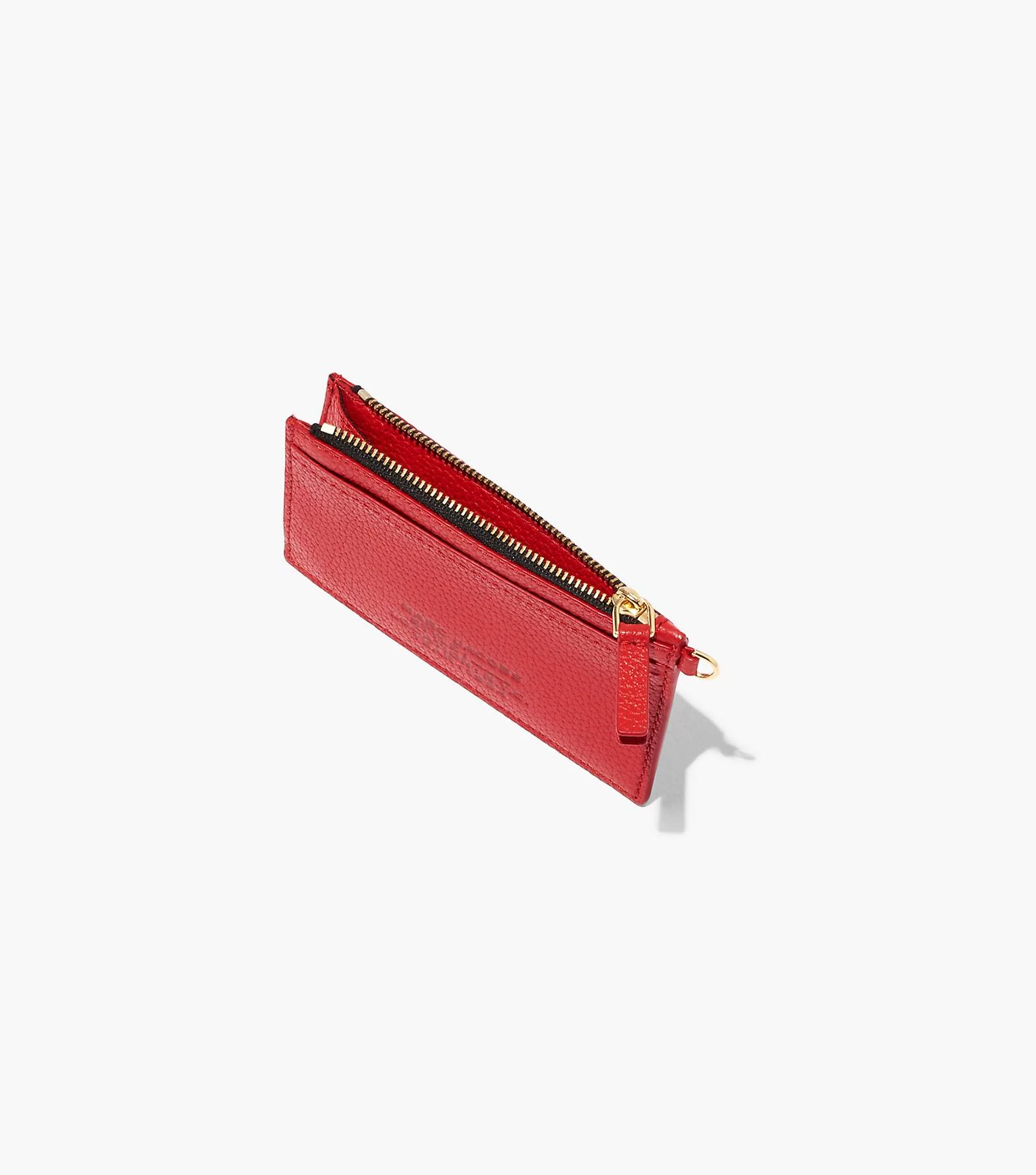 Marc Jacobs The Leather Top Zip Wristlet TRUE RED 13 Marc Jacobs The Leather Top Zip Wristlet TRUE RED - Image 11