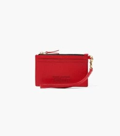 Marc Jacobs The Leather Top Zip Wristlet TRUE RED 19 Marc Jacobs The Leather Top Zip Wristlet TRUE RED -Fashion Store MJI S125L01RE22 617 F8F8F8 1 1 MAIN 6