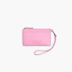 Marc Jacobs The Leather Top Zip Wristlet APPLE -Fashion Store MJI S125L01RE22 691 F8F8F8 1 1 MAIN 2
