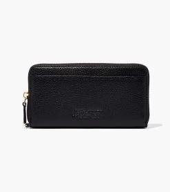 Marc Jacobs The Leather Continental Wallet BLACK -Fashion Store MJI S131L01RE22 001 F8F8F8 1 1 ALT3