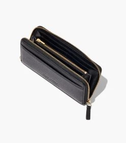 Marc Jacobs The Leather Continental Wallet BLACK -Fashion Store MJI S131L01RE22 001 F8F8F8 1 1 ALT4