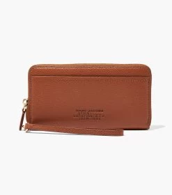 Marc Jacobs The Leather Continental Wallet ARGAN OIL 16 Marc Jacobs The Leather Continental Wallet ARGAN OIL -Fashion Store MJI S131L01RE22 212 F8F8F8 1 1 MAIN 5