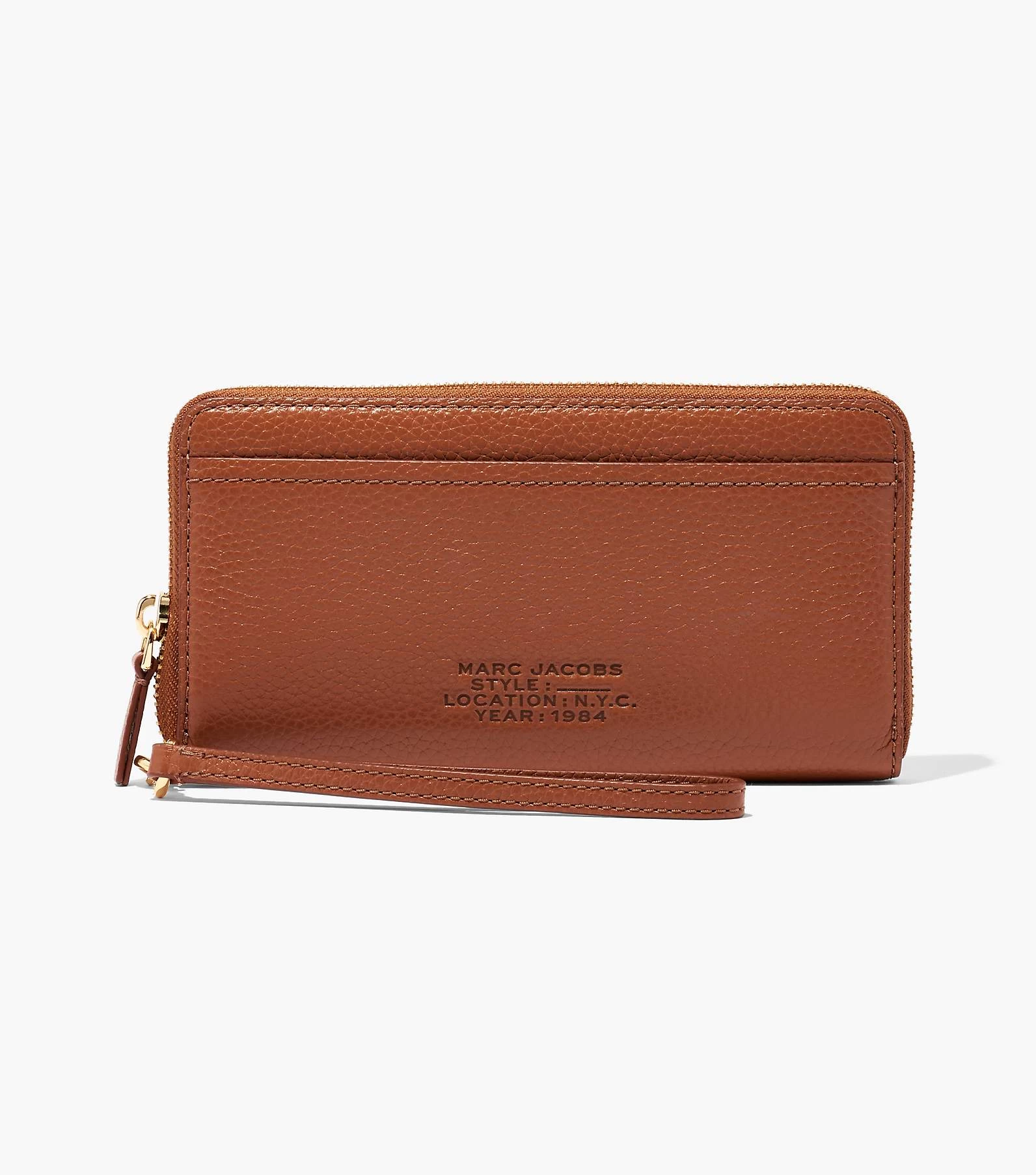Marc Jacobs The Leather Continental Wallet ARGAN OIL 8 Marc Jacobs The Leather Continental Wallet ARGAN OIL - Image 6