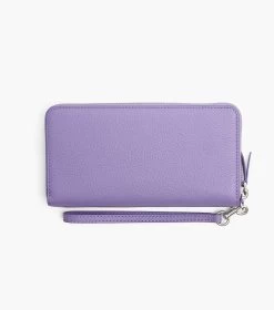 Marc Jacobs The Leather Continental Wallet LAVENDER -Fashion Store MJI S131L01RE22 530 F8F8F8 1 1 ALT2